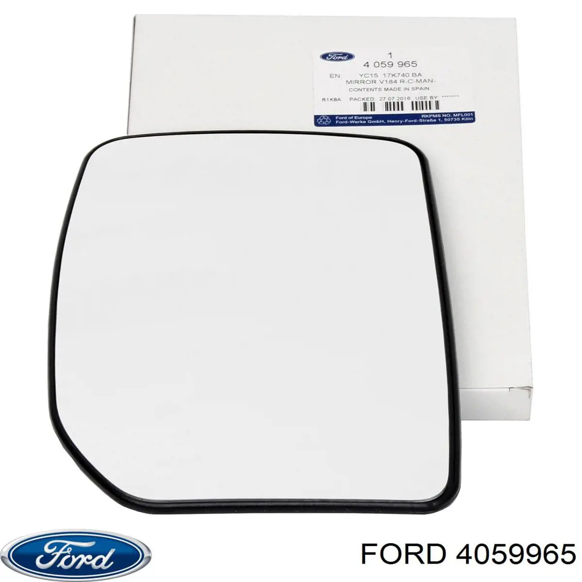 4059965 Ford зеркальный элемент зеркала заднего вида правого