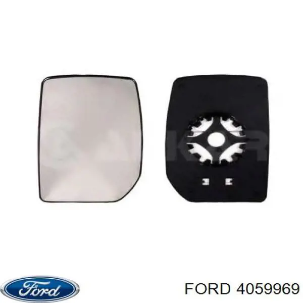 Зеркальный элемент зеркала заднего вида левого Ford 4059969