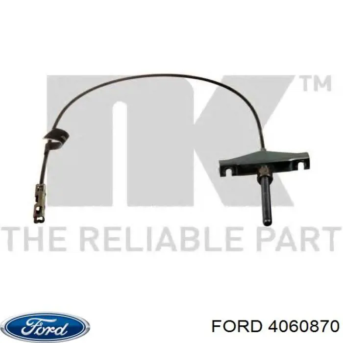 Трос ручного тормоза промежуточный YC152A793AE Ford