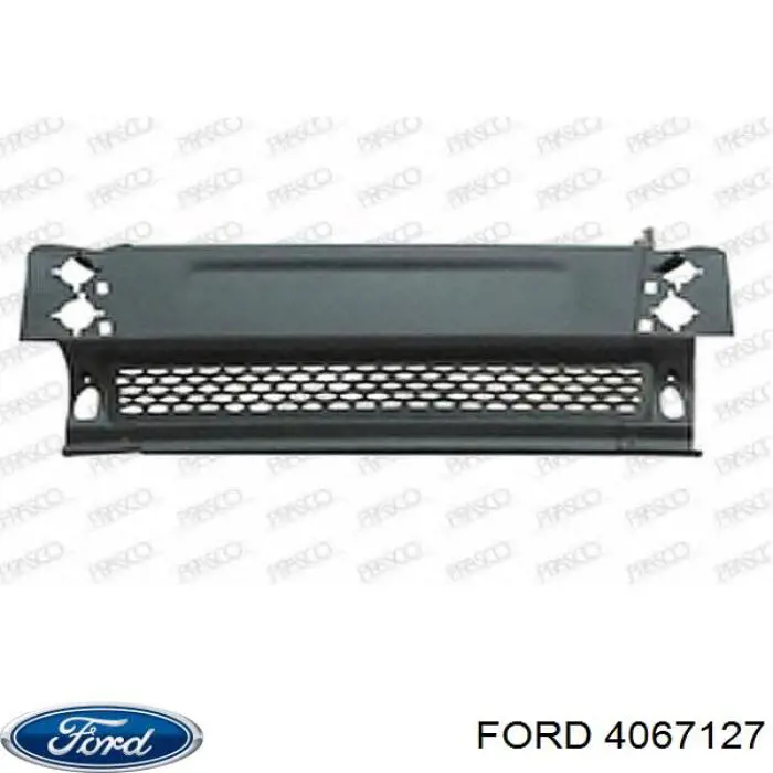 4067127 Ford центральная часть переднего бампера
