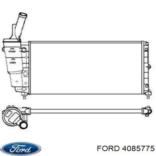 4085775 Ford Пружина подвески задняя