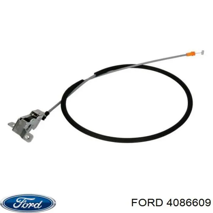 4086609 Ford fecho da porta traseira esquerda