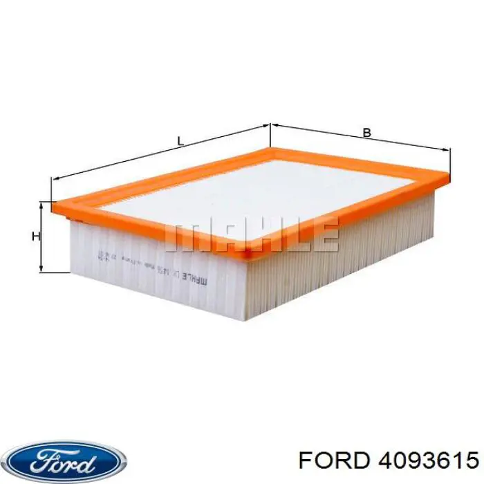 Воздушный фильтр 4093615 Ford