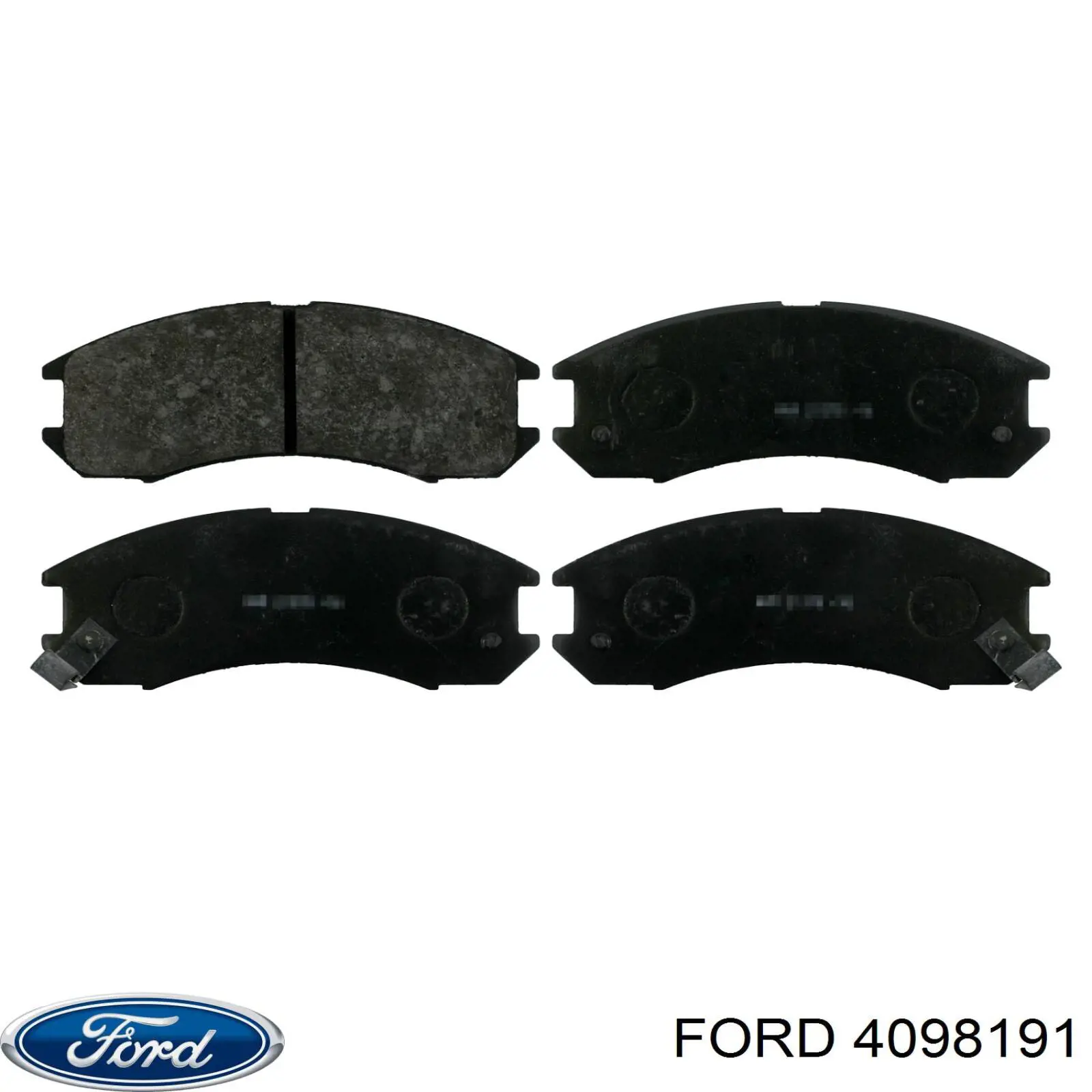 Передние тормозные колодки 4098191 Ford