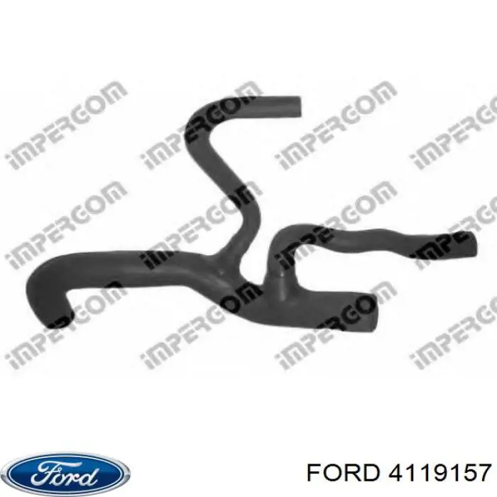Купить 4119157 Ford Шланг радиатора охлаждения нижний