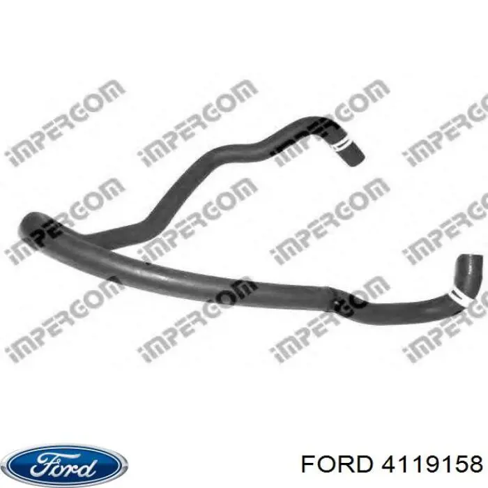 Купить 4119158 Ford Шланг расширительного бачка нижний