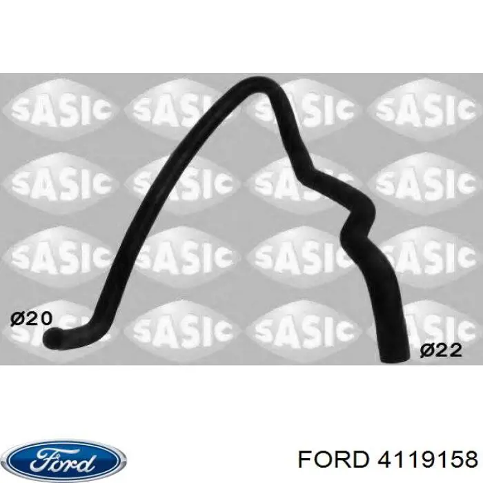 Шланг расширительного бачка нижний Ford 4119158 цена, от 32.73 USD