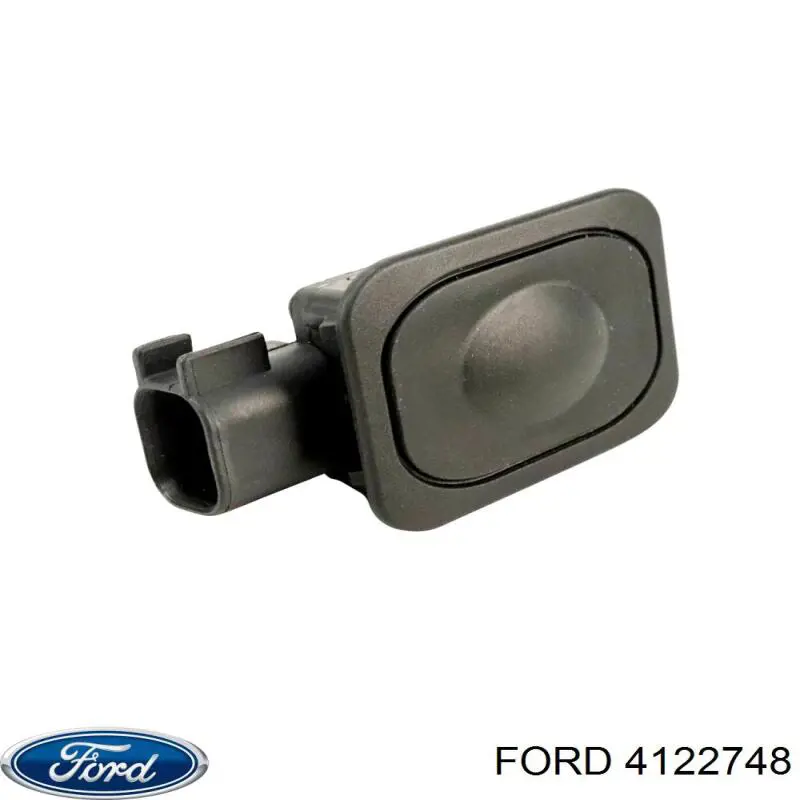 4122748 Ford botão de acionamento do fecho de tampa de porta-malas (de 3ª/5ª porta (de tampa de alcapão)