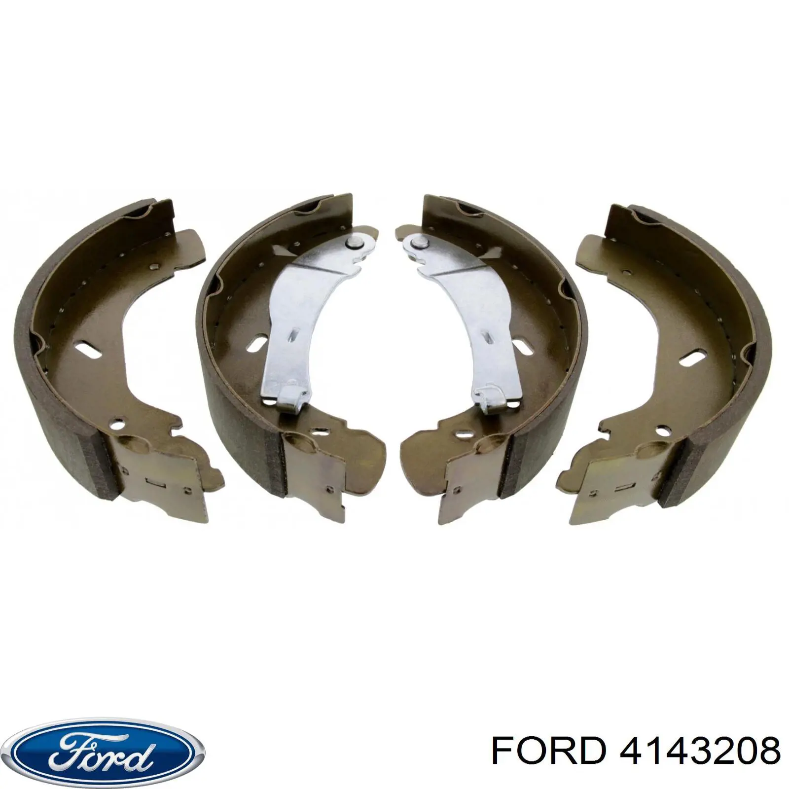 Купить 4143208 Ford Задние барабанные тормозные колодки