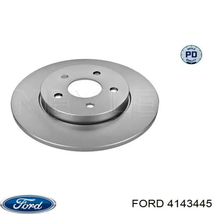 4143445 Ford диск тормозной задний