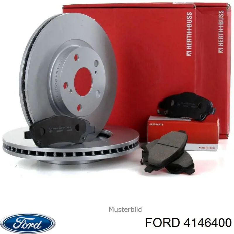 4146400 Ford диск тормозной передний