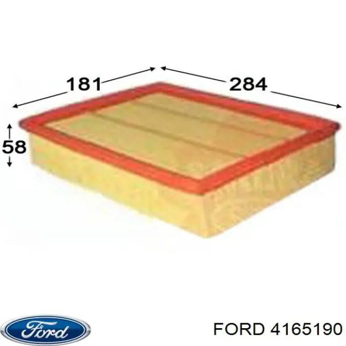 4165190 Ford воздушный фильтр