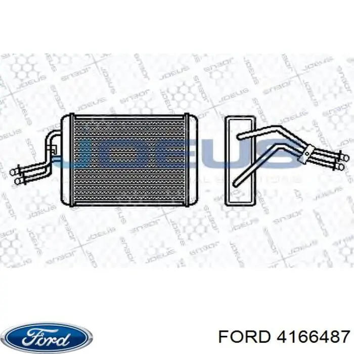 Радиатор печки (отопителя) Ford 4166487 цена, от 44.64 USD