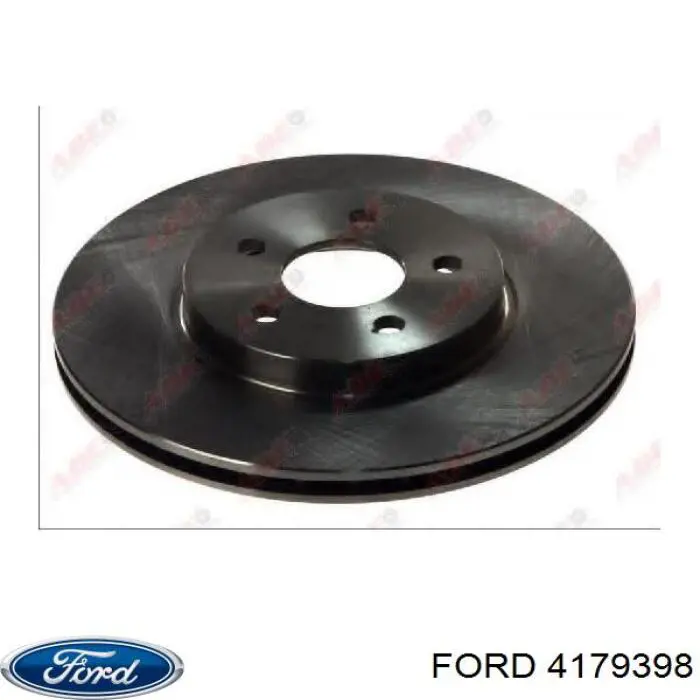 4179398 Ford диск тормозной передний