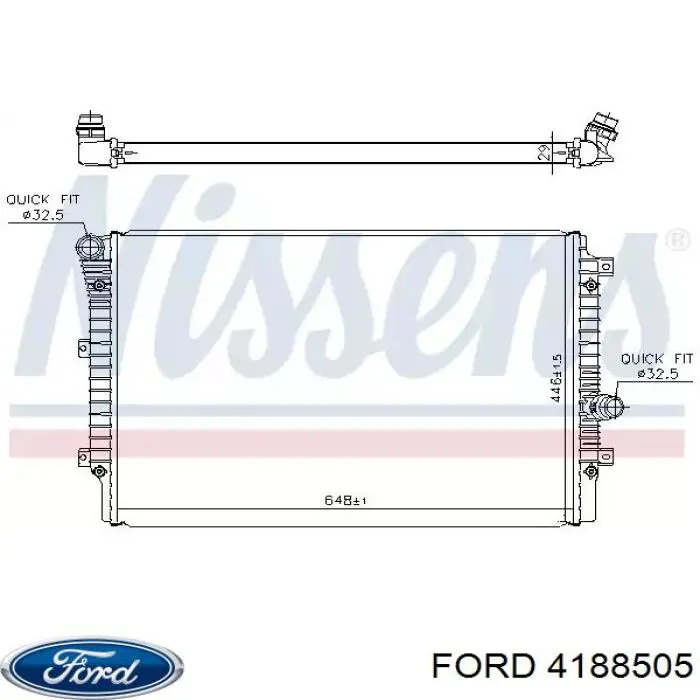 4188505 Ford Управление рулевое в сборе