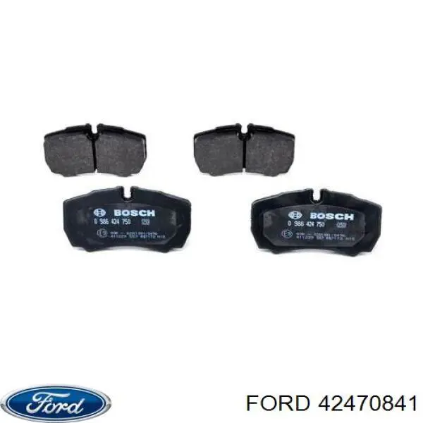 Задние тормозные колодки 42470841 Ford