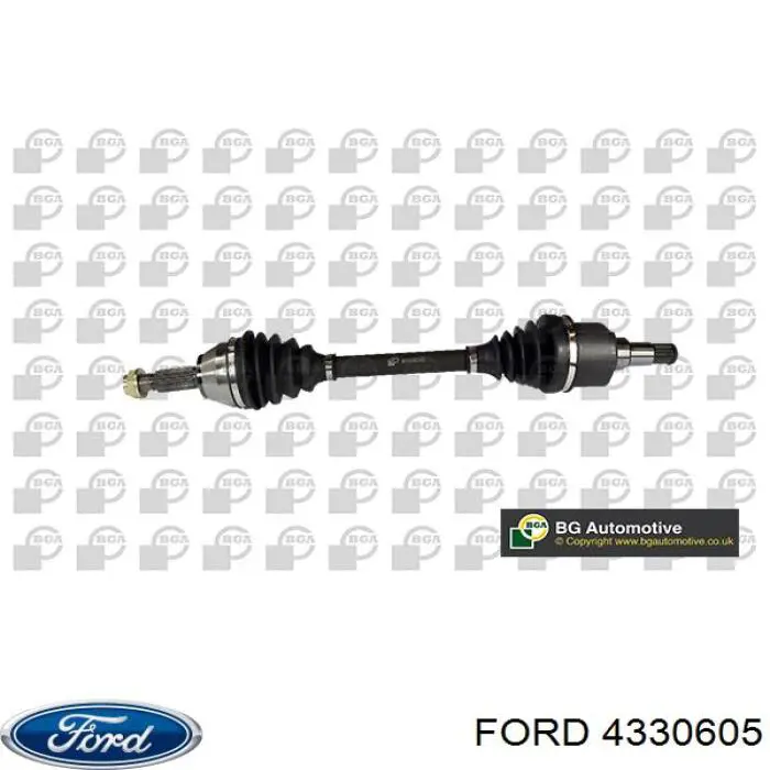 4330605 Ford Полуось передняя левая