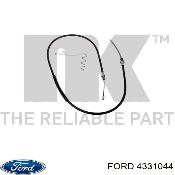 Купить 4331044 Ford Трос стояночного тормоза задний левый