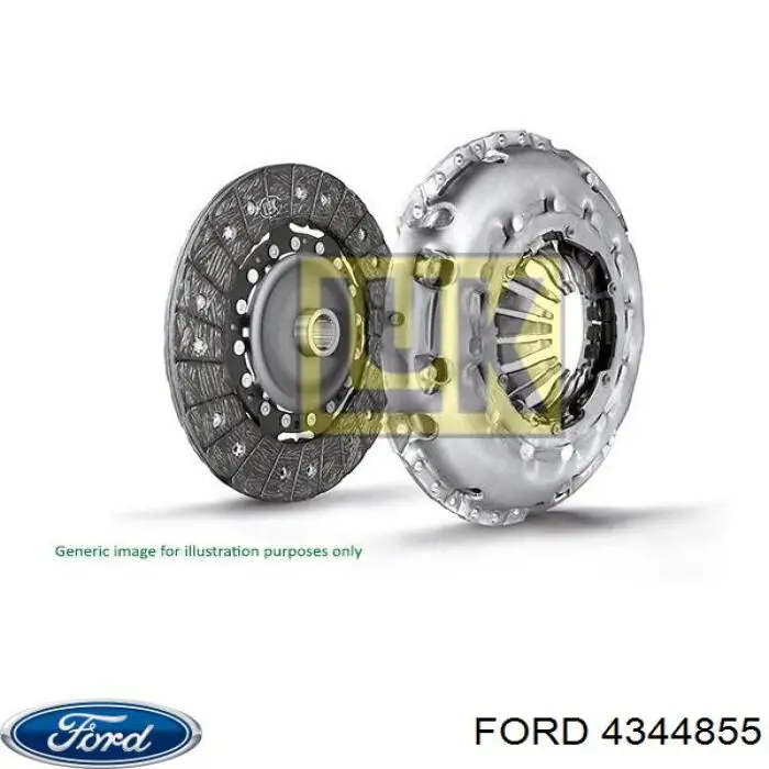 4344855 Ford kit de embraiagem (3 peças)