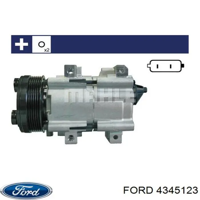 4345123 Ford compressor de aparelho de ar condicionado