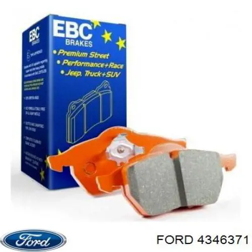 Купить 4346371 Ford Колодки тормозные