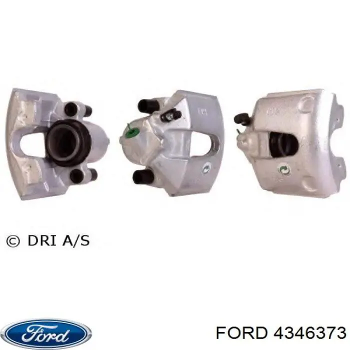 4346373 Ford суппорт тормозной передний левый