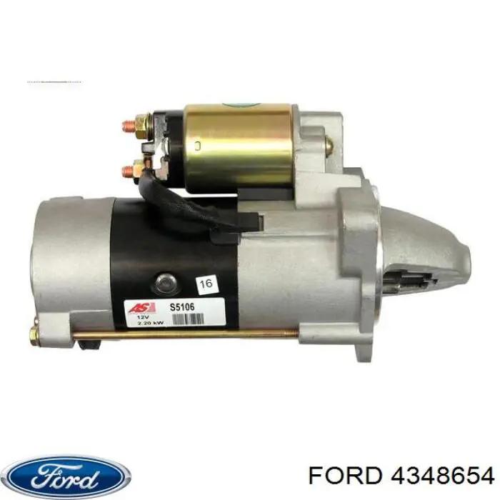 Стартер двигателя Ford 4348654