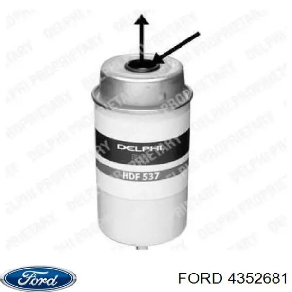 Купить 4352681 Ford Фильтр-отстойник топлива грубой очистки
