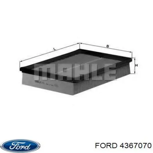 Купить 4367070 Ford Осушитель кондиционера