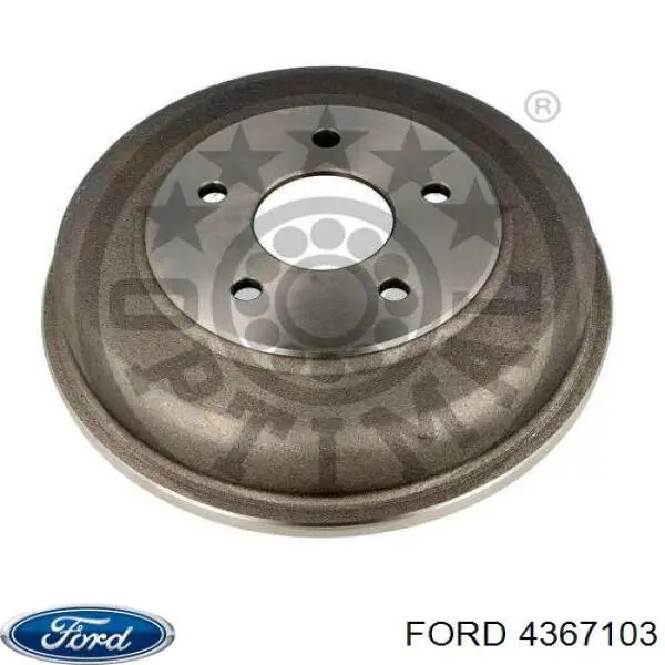 Тормозной барабан 4367103 Ford