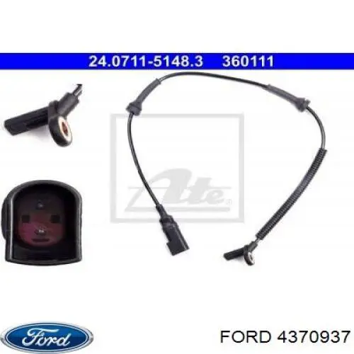 Купить 4370937 Ford Датчик АБС (ABS) передний