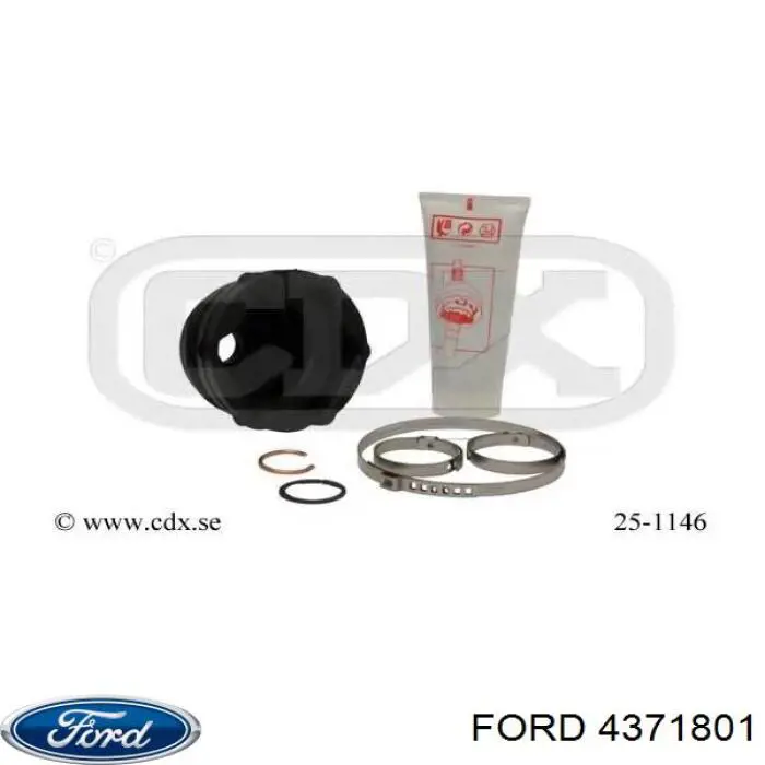 Пыльник шарнира угловых скоростей внутренний передний Ford 4371801 цена, от 4.89 USD