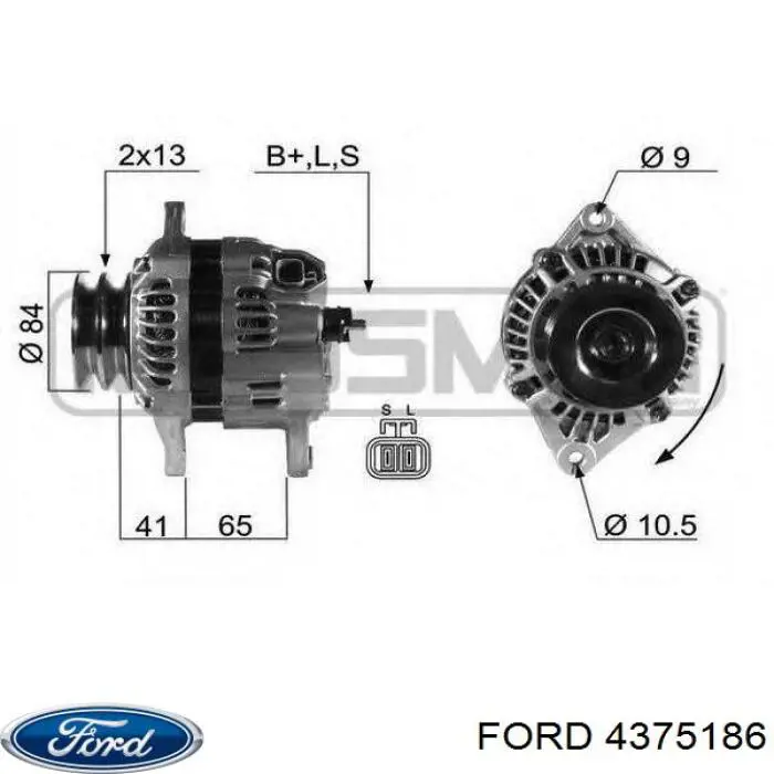 Задняя опора двигателя Ford 4375186 цена, от 44.62 USD