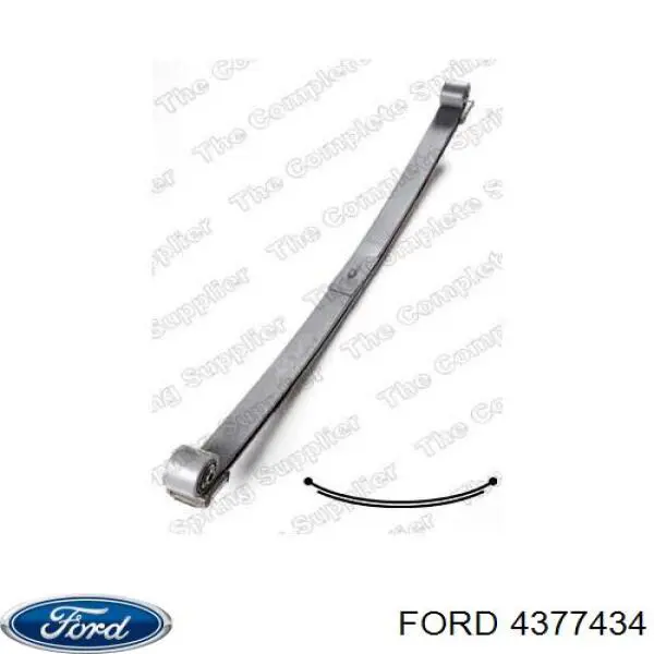 4377434 Ford suspensão de lâminas traseiro