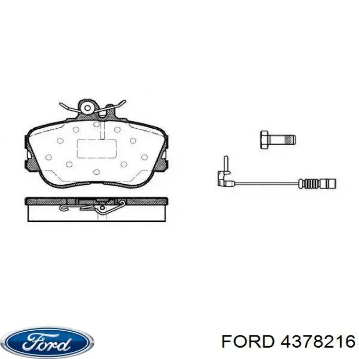 Амортизатор багажника 4378216 Ford