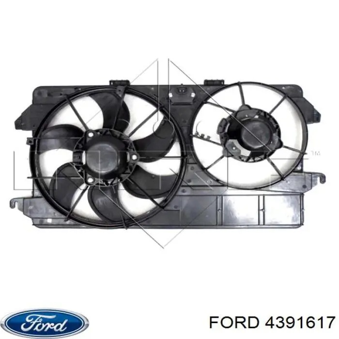 Диффузор радиатора охлаждения в сборе с мотором и крыльчаткой Ford 4391617 цена, от 65.93 USD