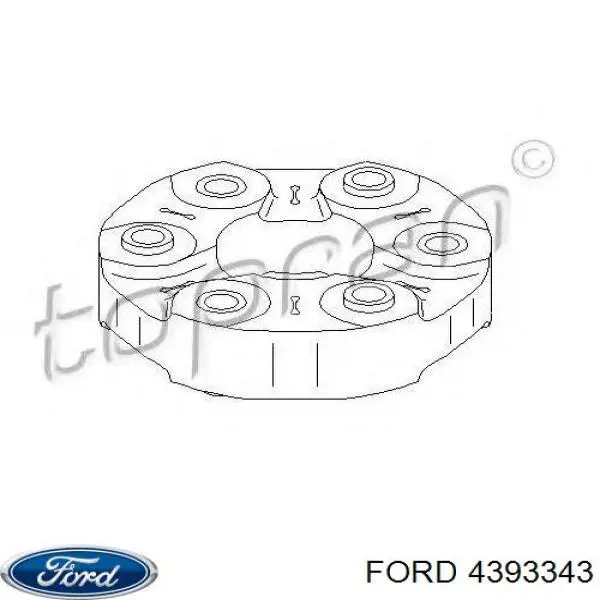 Резиновая муфта кардана Ford 4393343 цена, от 23.96 USD