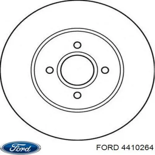 Тормоз дисковый передний Ford 4410264 цена, от 40.44 USD