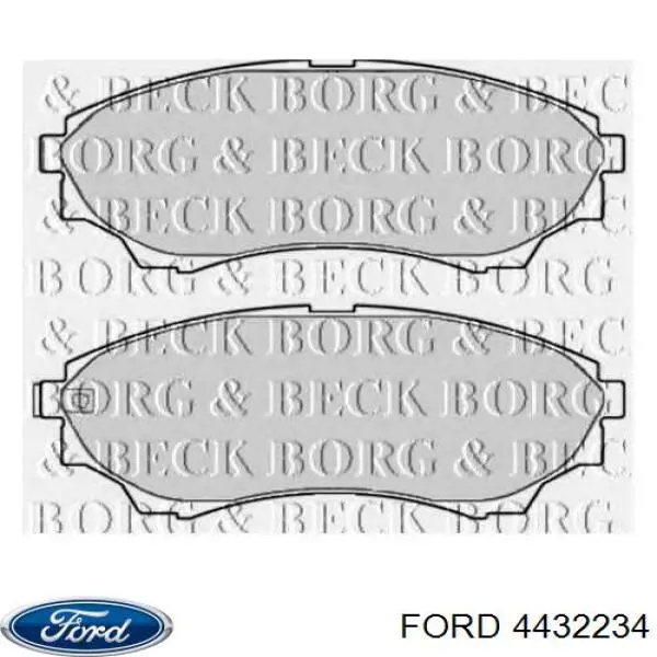 Колодки Ford 4432234 цена, от 25.10 USD