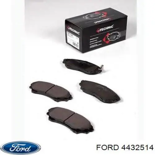 Комплект пружинок крепления дисковых колодок, передних Ford 4432514 цена, от 7.90 USD