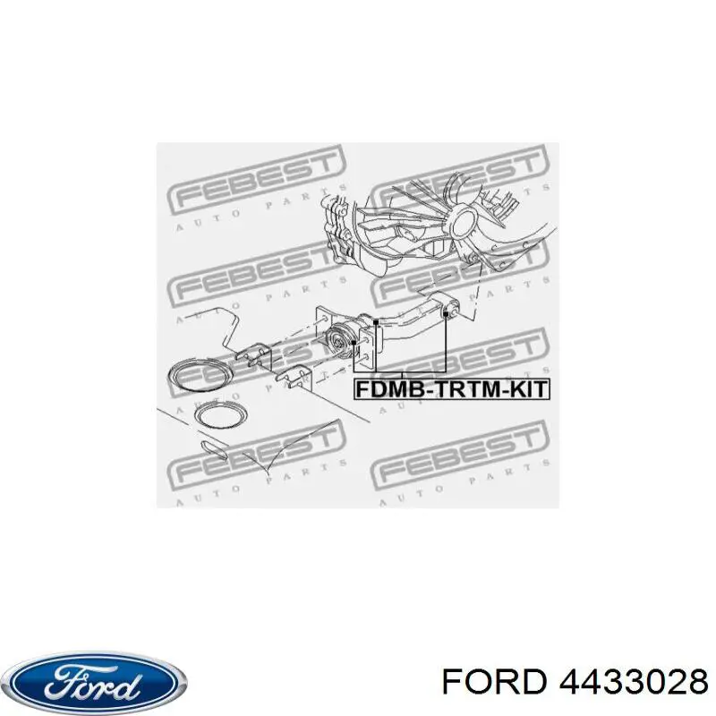 Задняя опора двигателя Ford 4433028 цена, от 51.66 USD