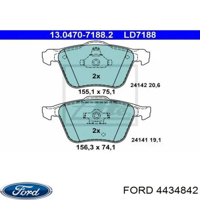 Купить 4434842 Ford Провода высокого напряжения