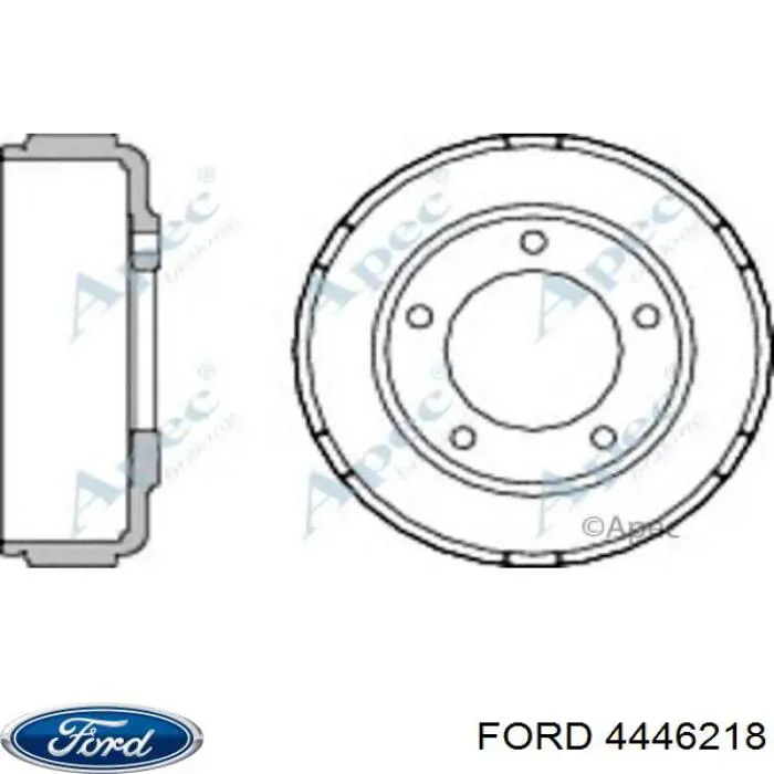 Барабан тормозной задний Ford 4446218 цена, от 70.44 USD