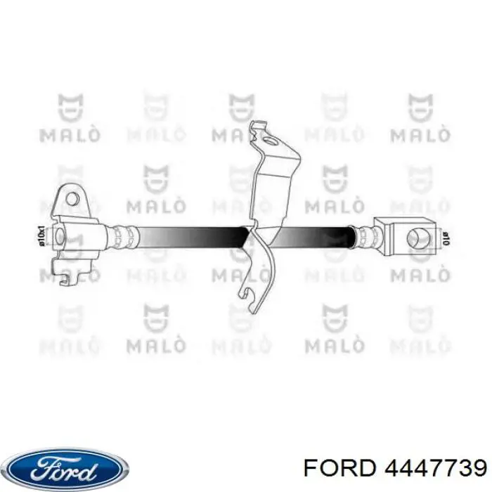 Шланг тормозной передний, левый Ford 4447739 цена, от 12.98 USD