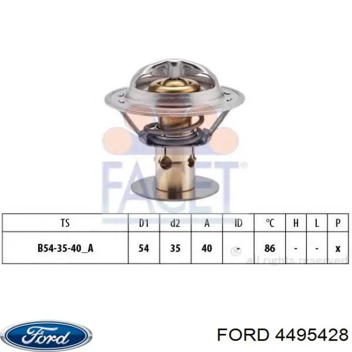 4495428 Ford термостат