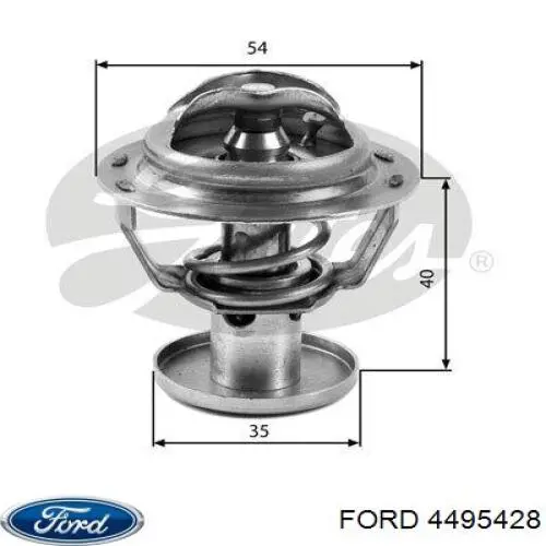 Термостат в корпусе Ford 4495428 цена, от 13.39 USD