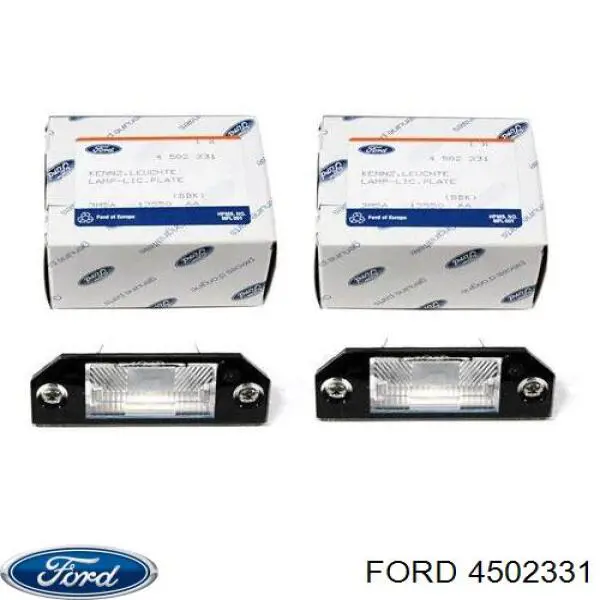 Фонарь подсветки номерного знака 4502331 Ford