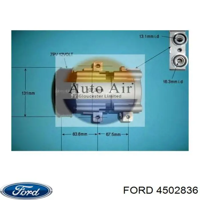 4502836 Ford компрессор кондиционера