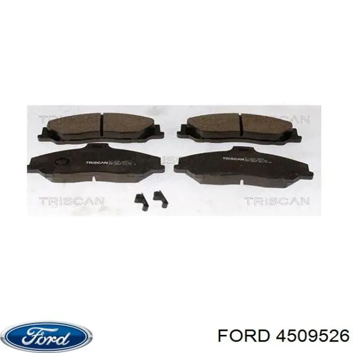 Передние тормозные колодки 4509526 Ford