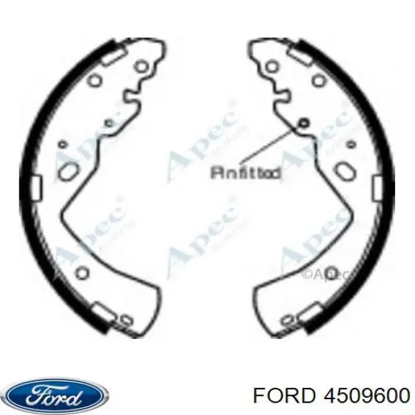 Купить 4509600 Ford Задние барабанные тормозные колодки